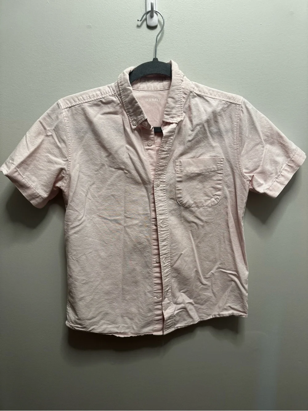 Youth Old Navy Short-Sleeve Button-Down Shirt - Plus
